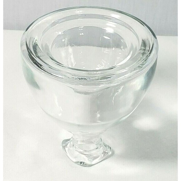 RARE Decorative Italian MOD DEP  Clear Glass Bottle OIL VINEGAR WINE Decanter - Picture 8 of 12